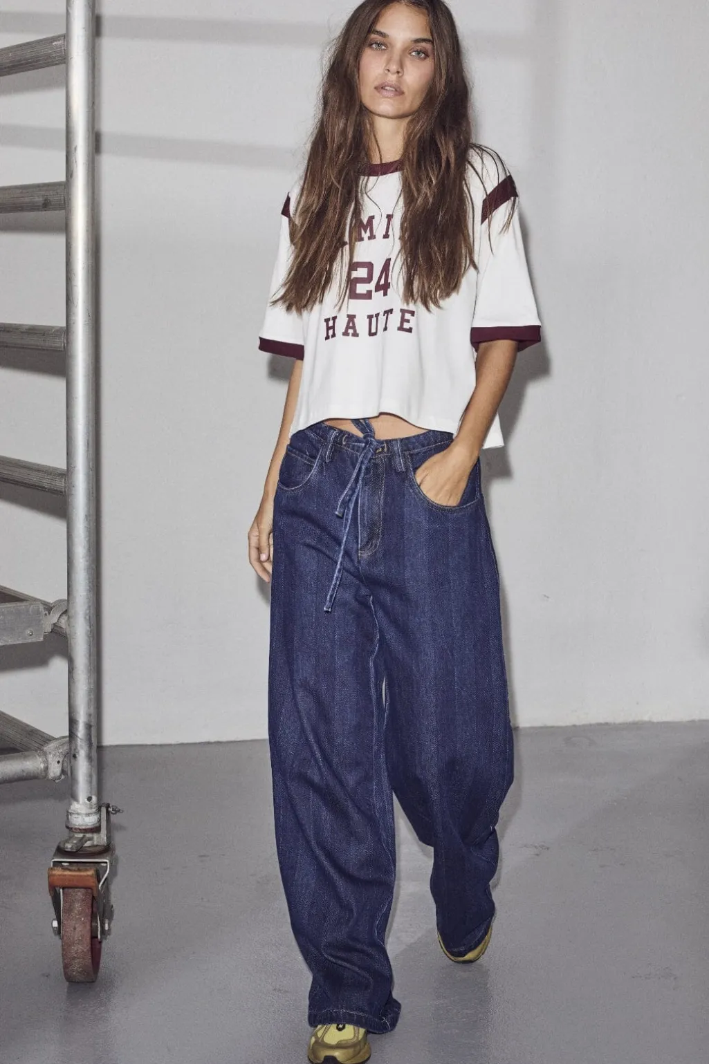 Hlahering String Tie Jeans HL10060