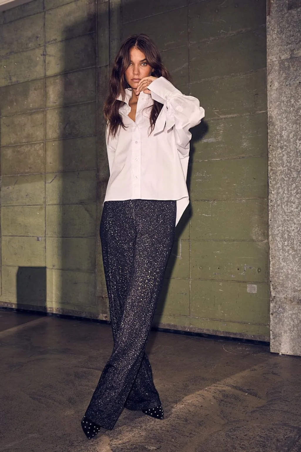 Hlahole Lurex Knit Pant HL10396