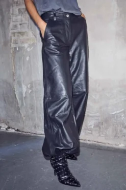 Hlajasmin Leather Harem Pant HL10541