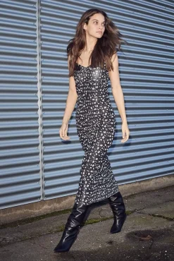 Hlal'Amitié Mesh Strap Dress HL10126