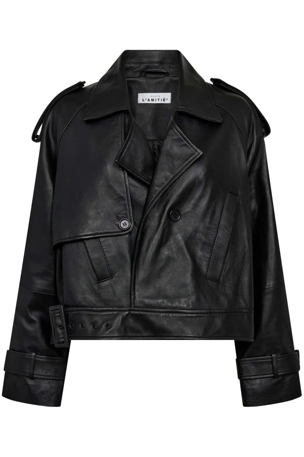 Hlaleather Trench Jacket HL10165