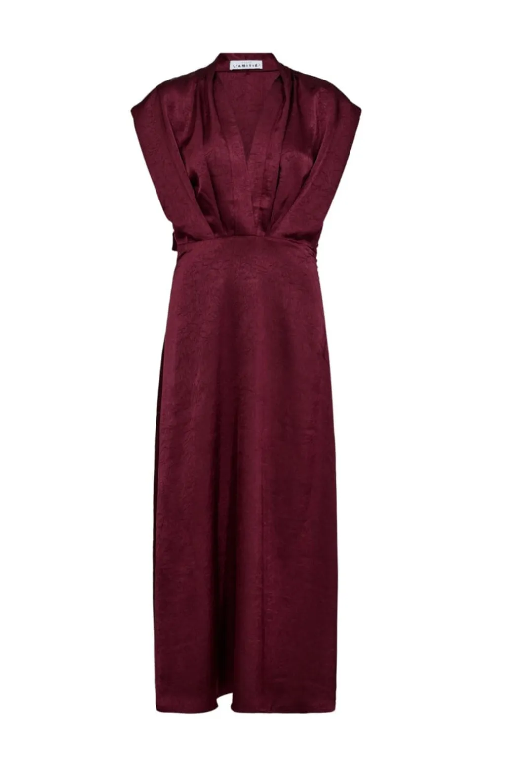 Hlal'Egance Satin Drape Dress HL10042