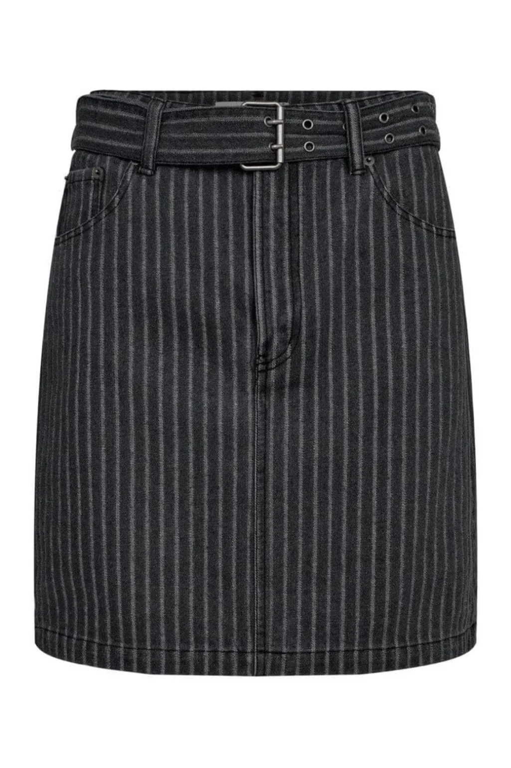 Hlalou Stripe Belt Skirt HL10174