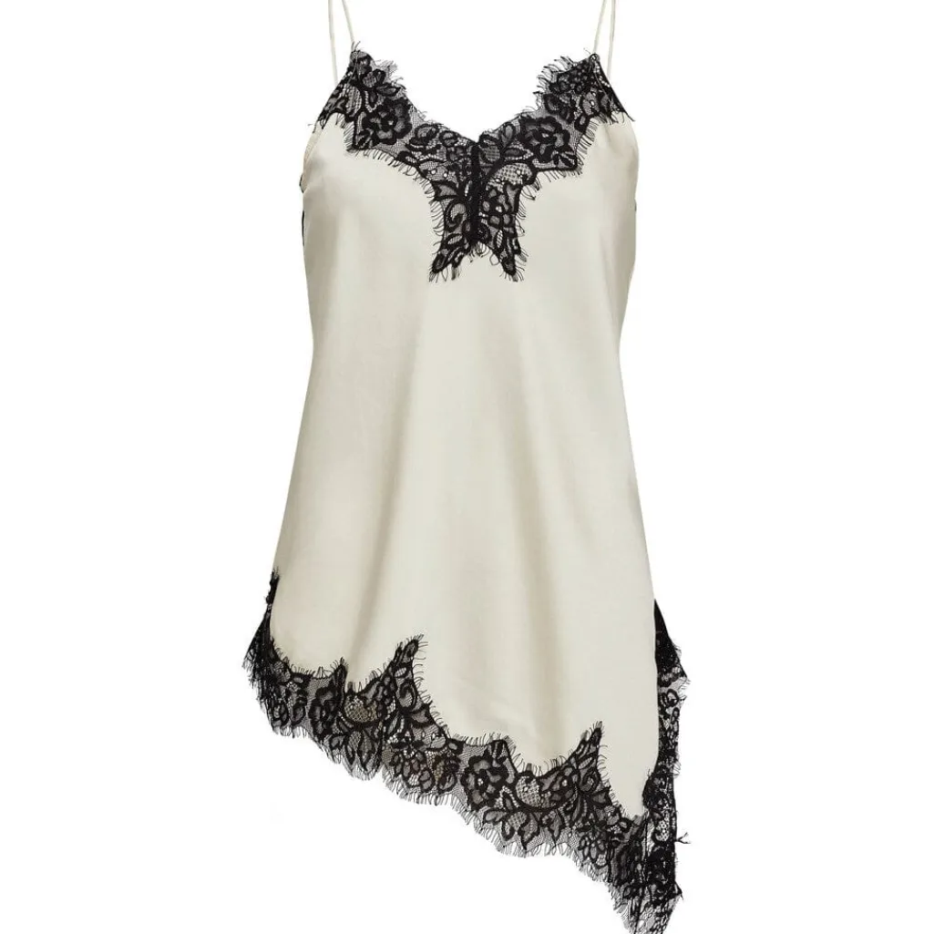 Hlanaomi Asym Contrast Lingerie Top HL10576