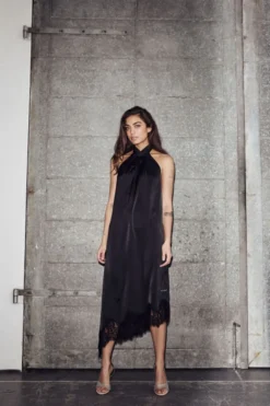 Hlanaomi Asym Halter Dress HL10641