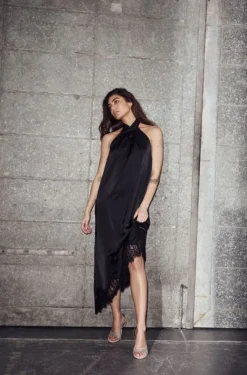 Hlanaomi Asym Halter Dress HL10641