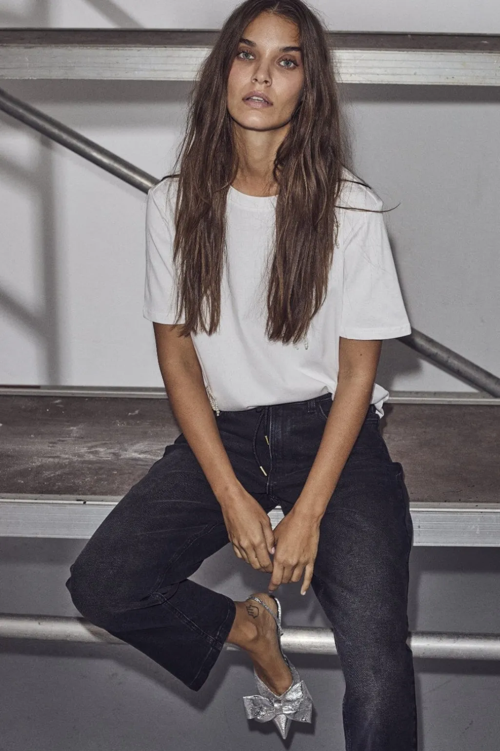 Hlapearl Bow Tee HL10027