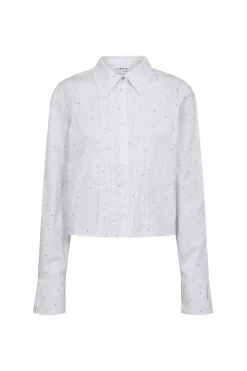 Hlarhinestone Crop Shirt HL10404