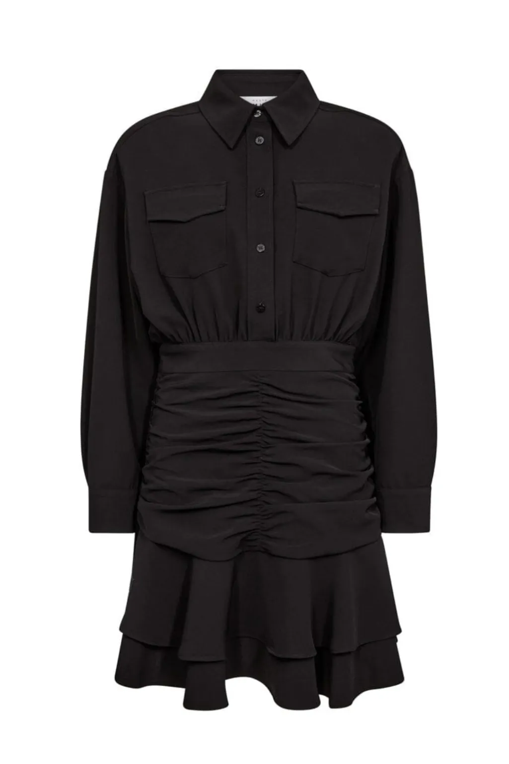 Hlasatari Gather Shirt Dress HL10501