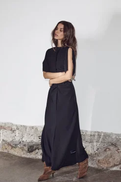 Hlasatari Long Gather Dress HL10630