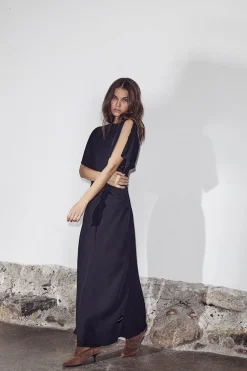 Hlasatari Long Gather Dress HL10630