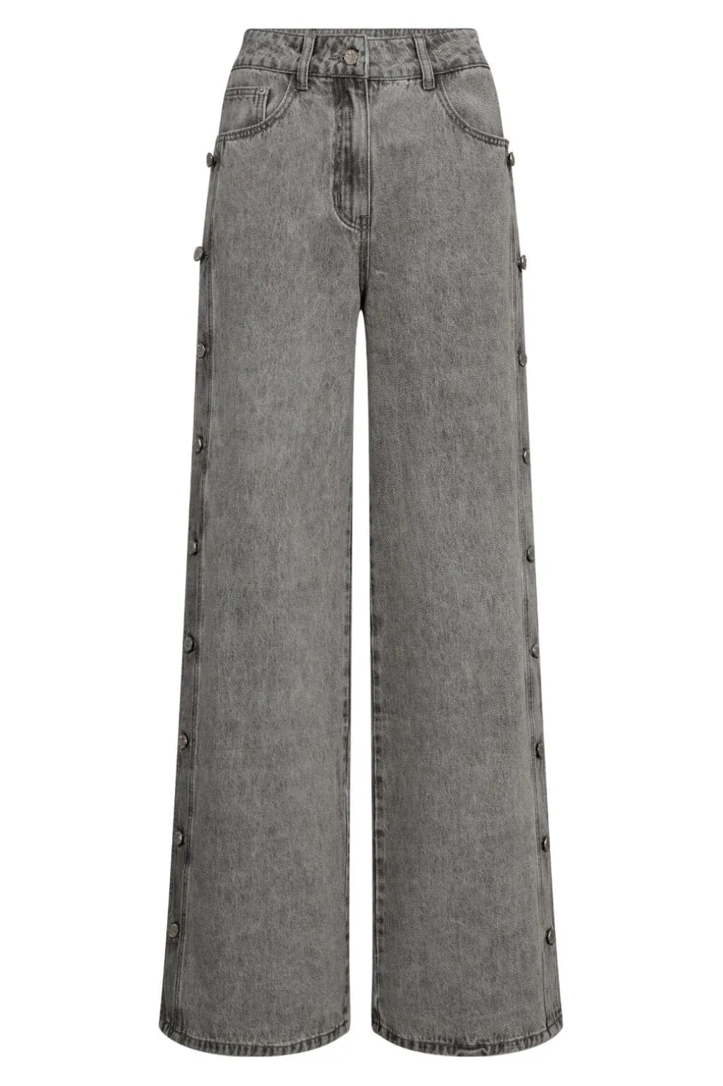 Hlaside Panel Button Jeans HL10328