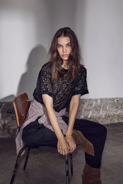 Hlasummer Lace Loose Tee HL10725