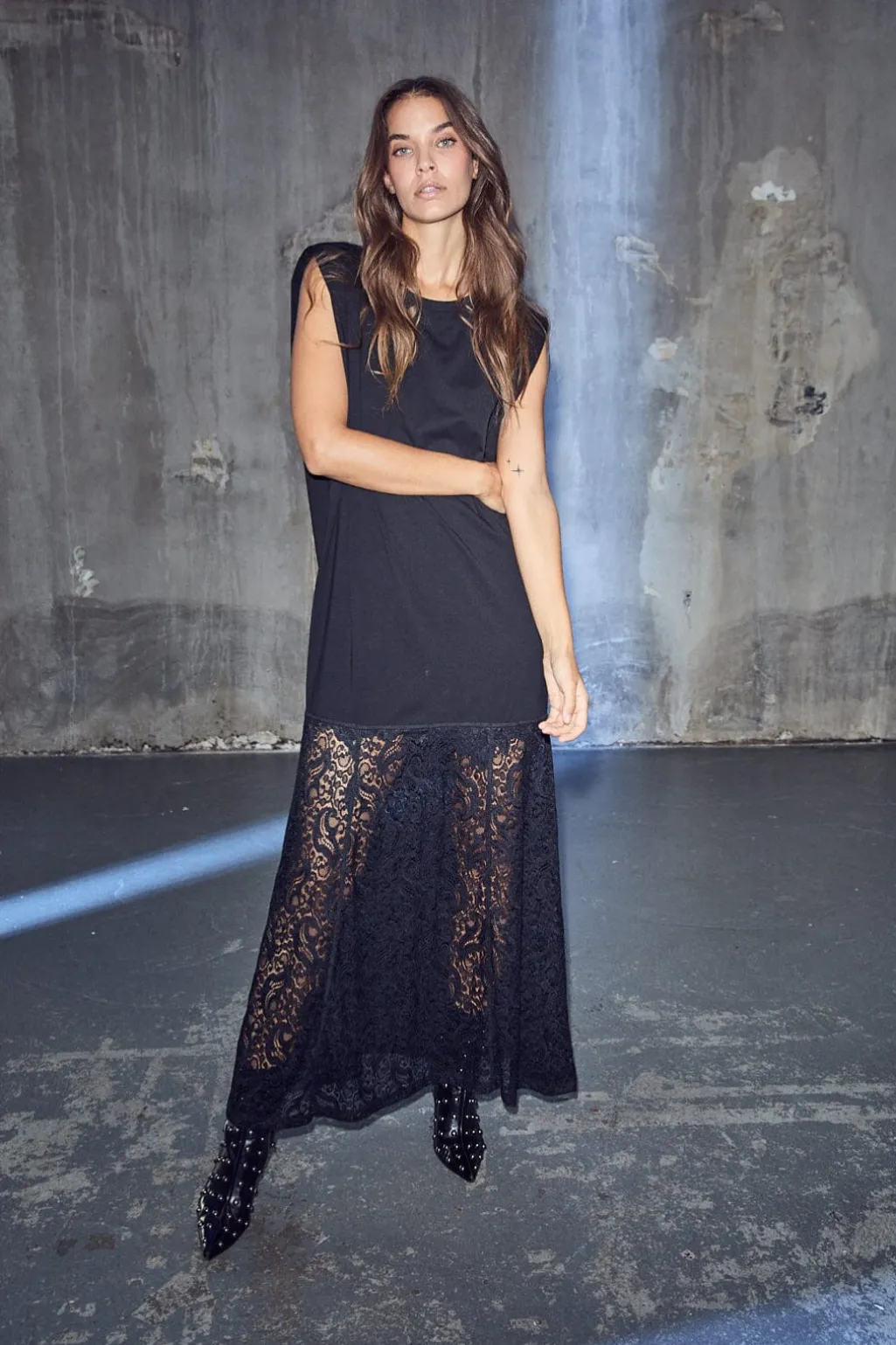Hlasummer Lace Tee Dress HL10535