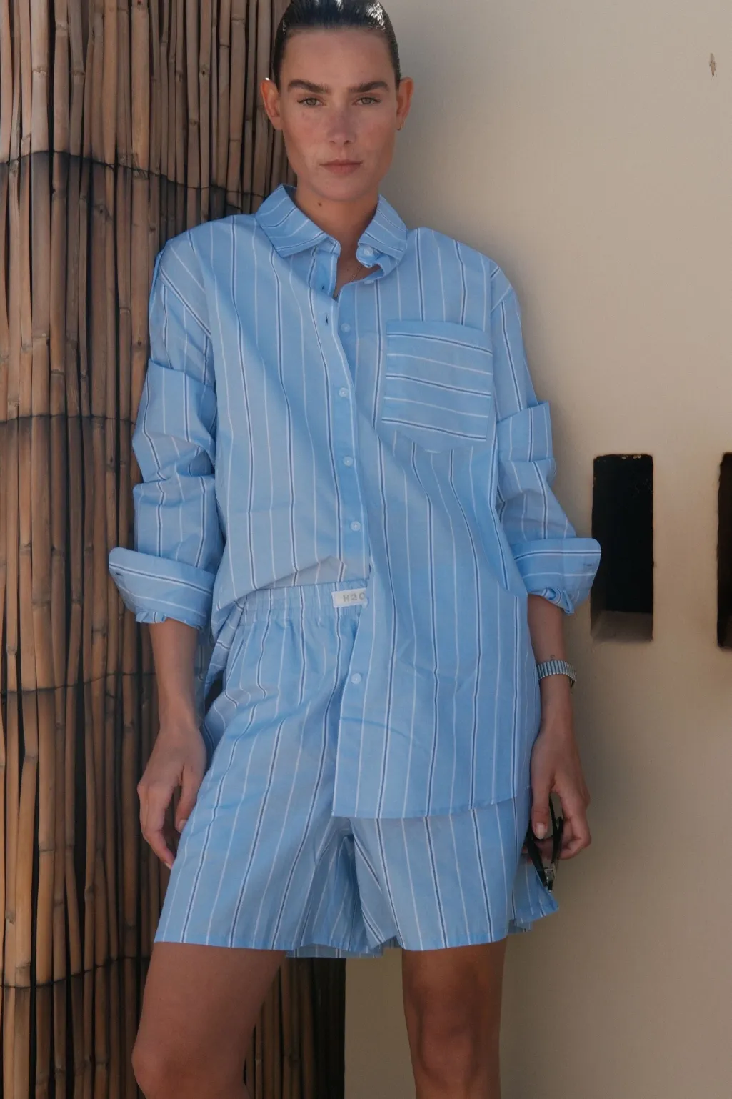 H2rønne Essential Pajamas Shirt L/S 101018-2