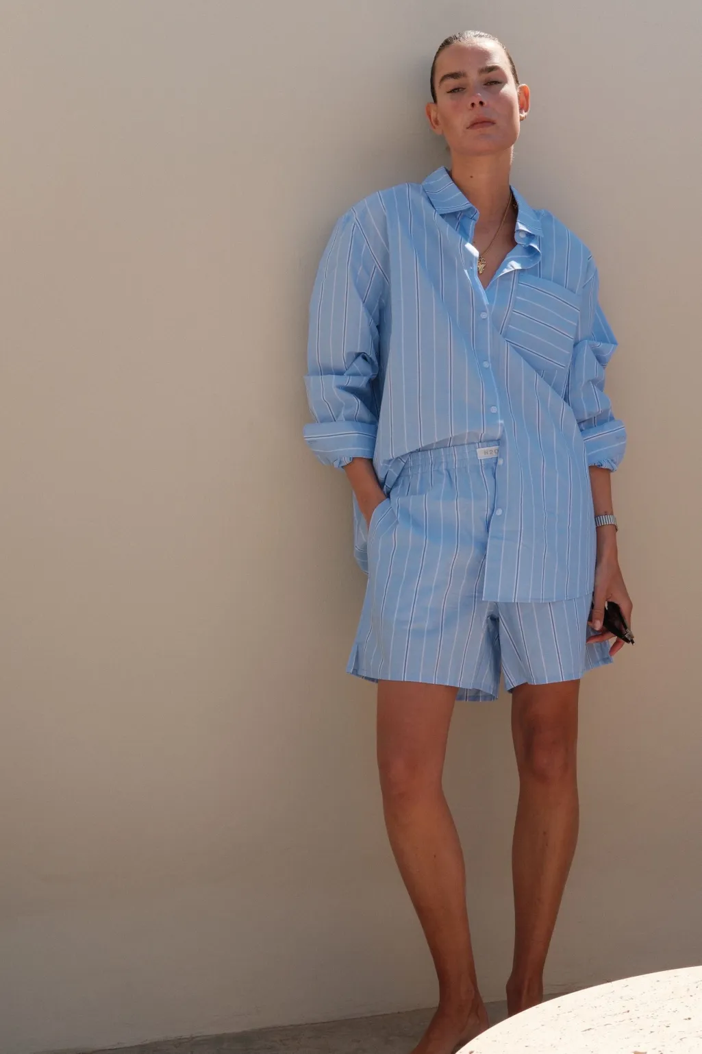 H2rønne Essential Pajamas Shirt L/S 101018-2