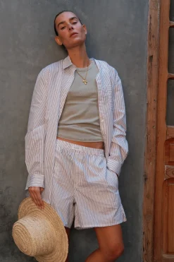 H2rønne Essential Pajamas Shirt L/S 101018-2