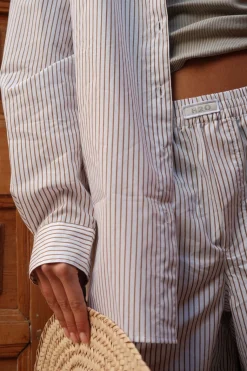 H2rønne Essential Pajamas Shirt L/S 101018-2