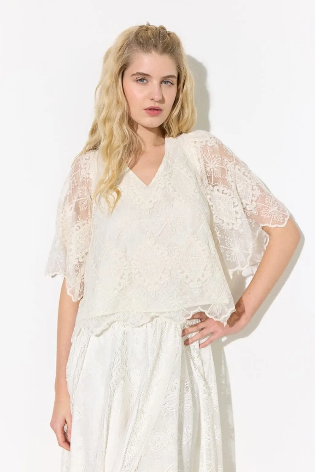 Hululu Lace Blouse 26311