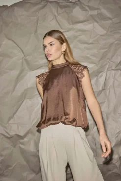 Iduncc Lace Ballon Top 45185