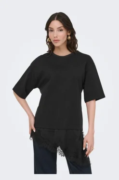 Jdyalma 2/4 Lace Detail T-Shirt
