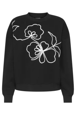 Jdycanoa L/S Emb Sweat