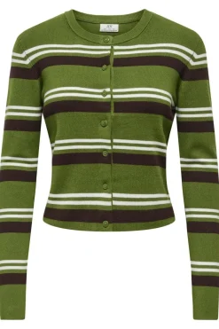 Jdyemmie L/S O-Neck Stripe Cardigan Knt