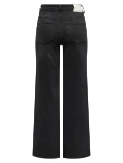 Jdyfelina-Fina Wide Blk Jeansdnm