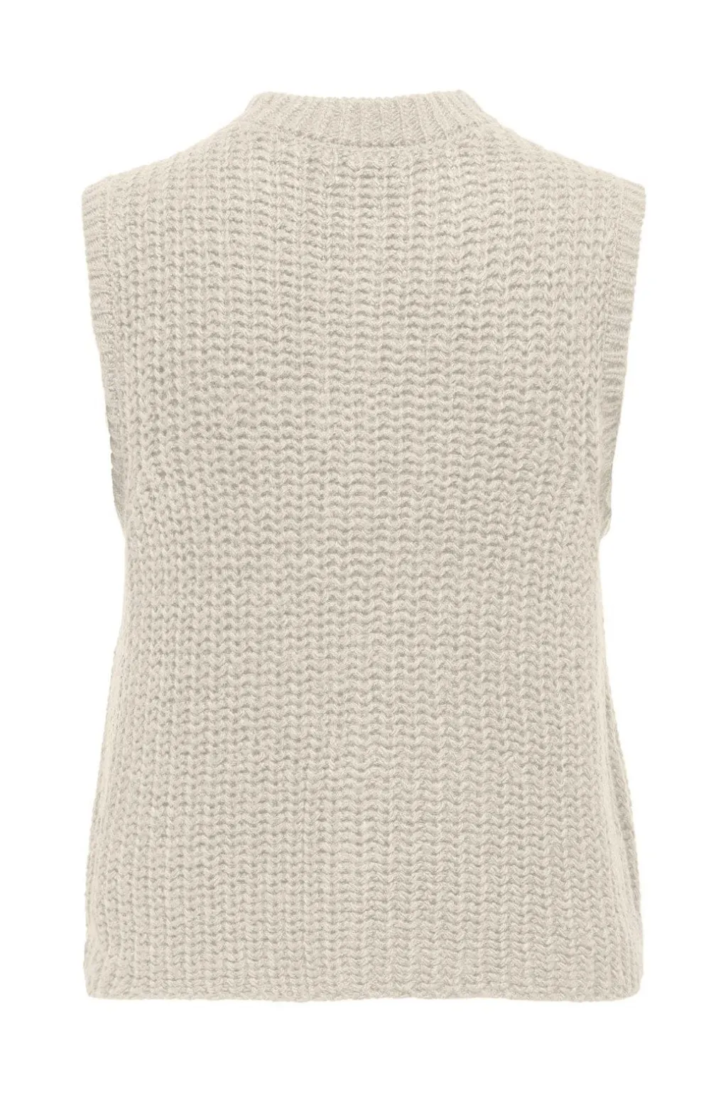 Jdymabel S/L O-Neck Button Vest Knt