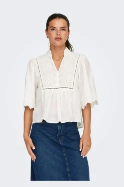 Jdymaya 2/4 Embroidery Top
