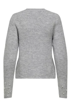 Jdypearl L/S O-Neck Pearl Pullover Knt