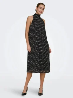 Jdypolka S/L Halterneck Midi Dress