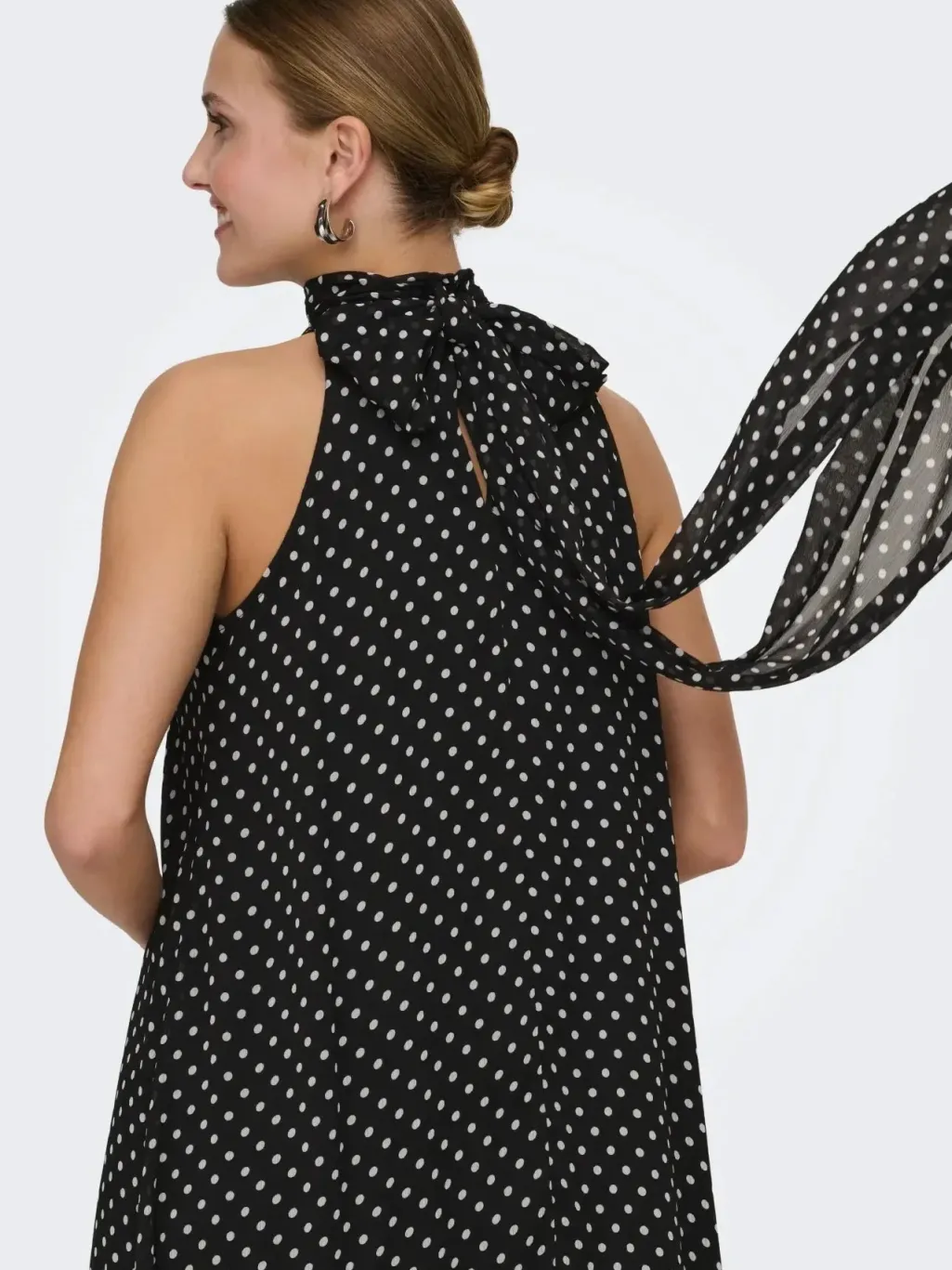 Jdypolka S/L Halterneck Midi Dress