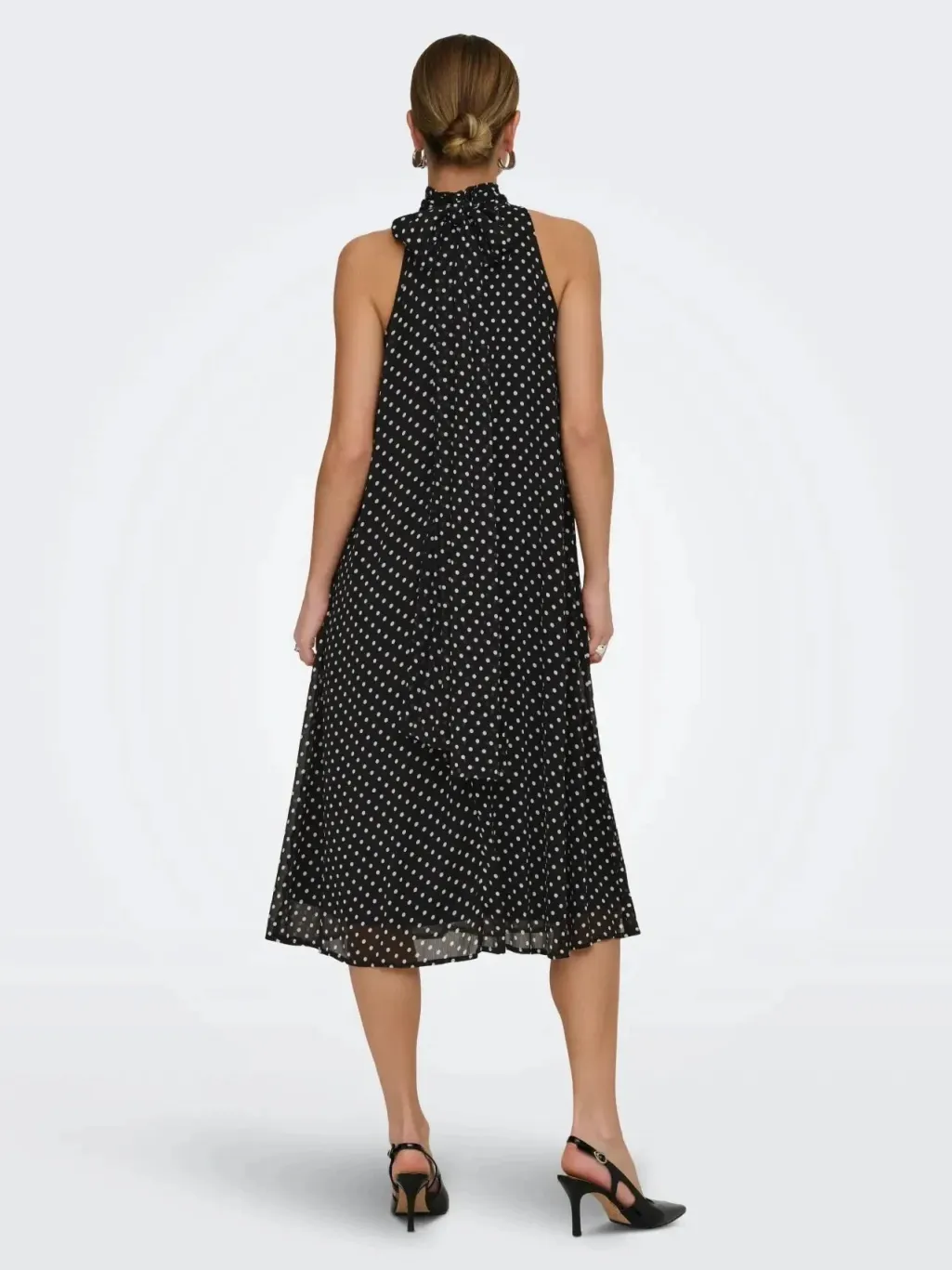 Jdypolka S/L Halterneck Midi Dress
