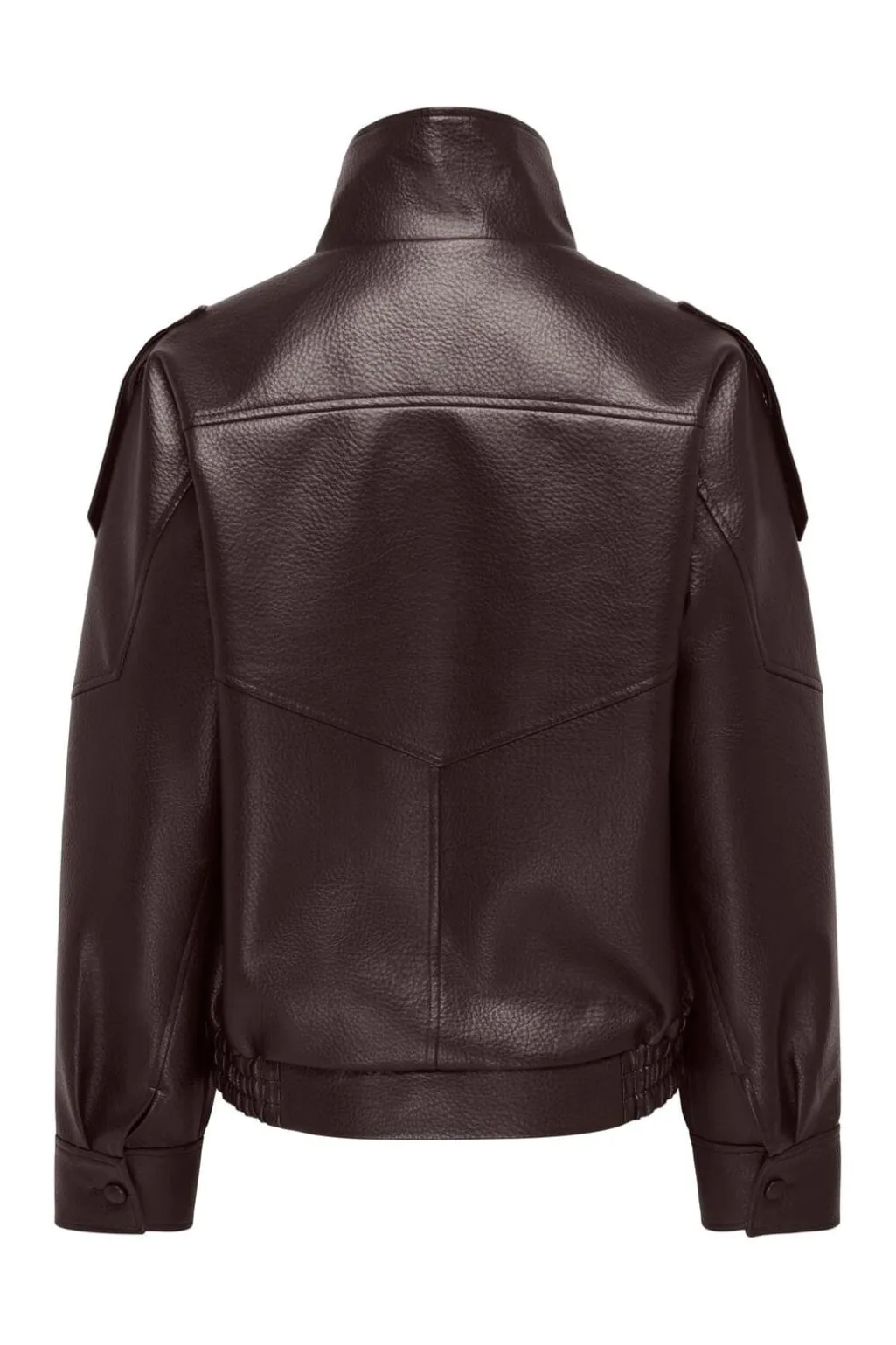 Jdyraye Pu Oversized Bomber Jacket