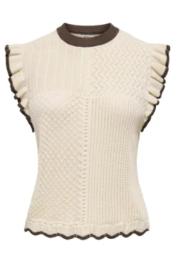 Jdyviolet S/L Frill Pullover Knt