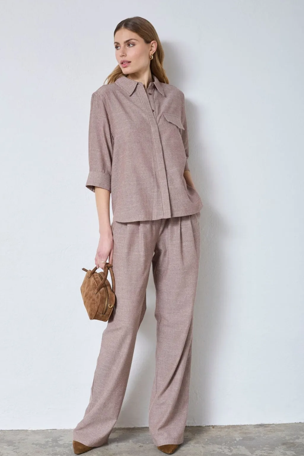 Jihocc Stripe Ss Shirt 45136
