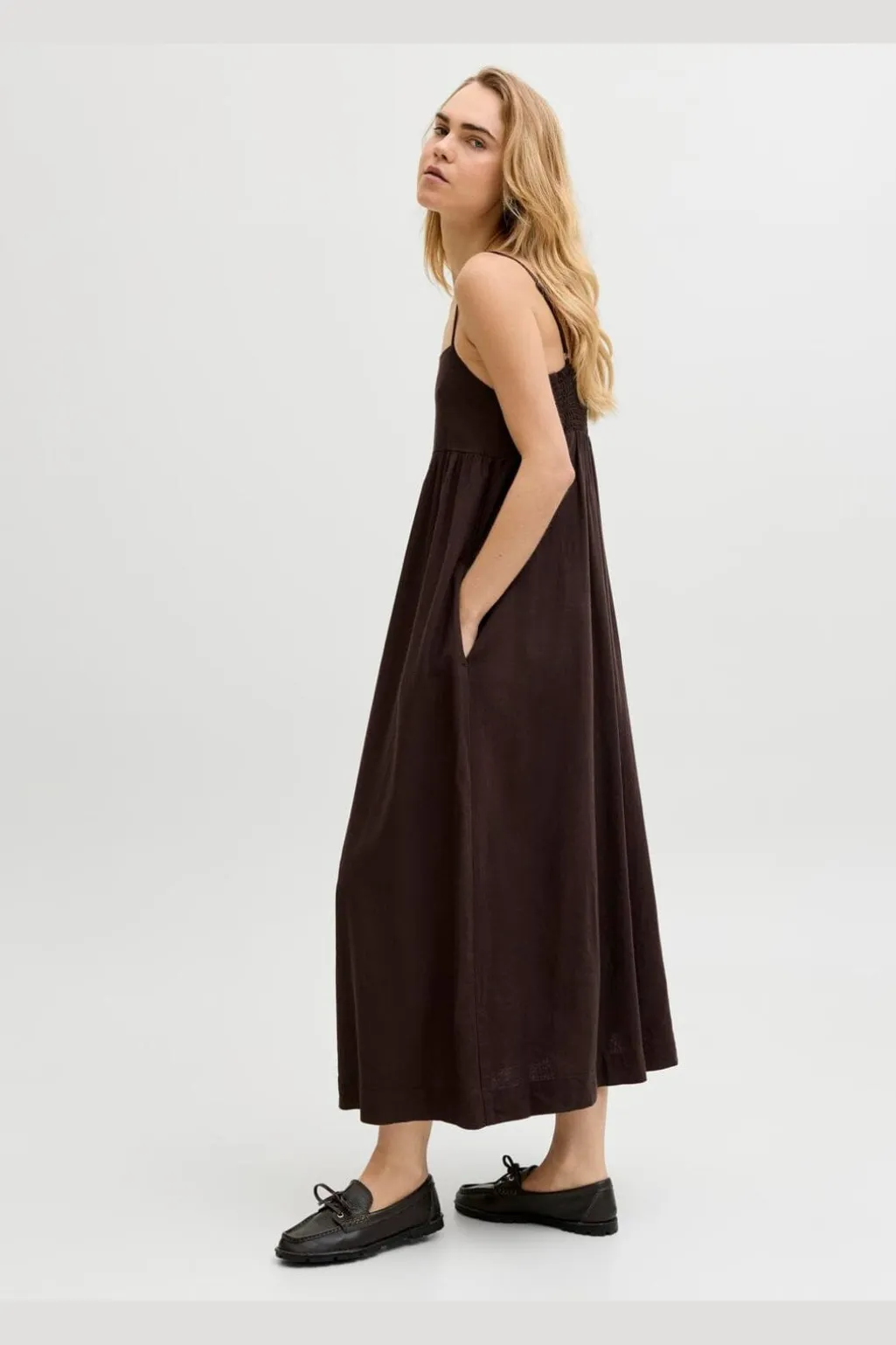 Jxalmira Linen Blend Long Dress