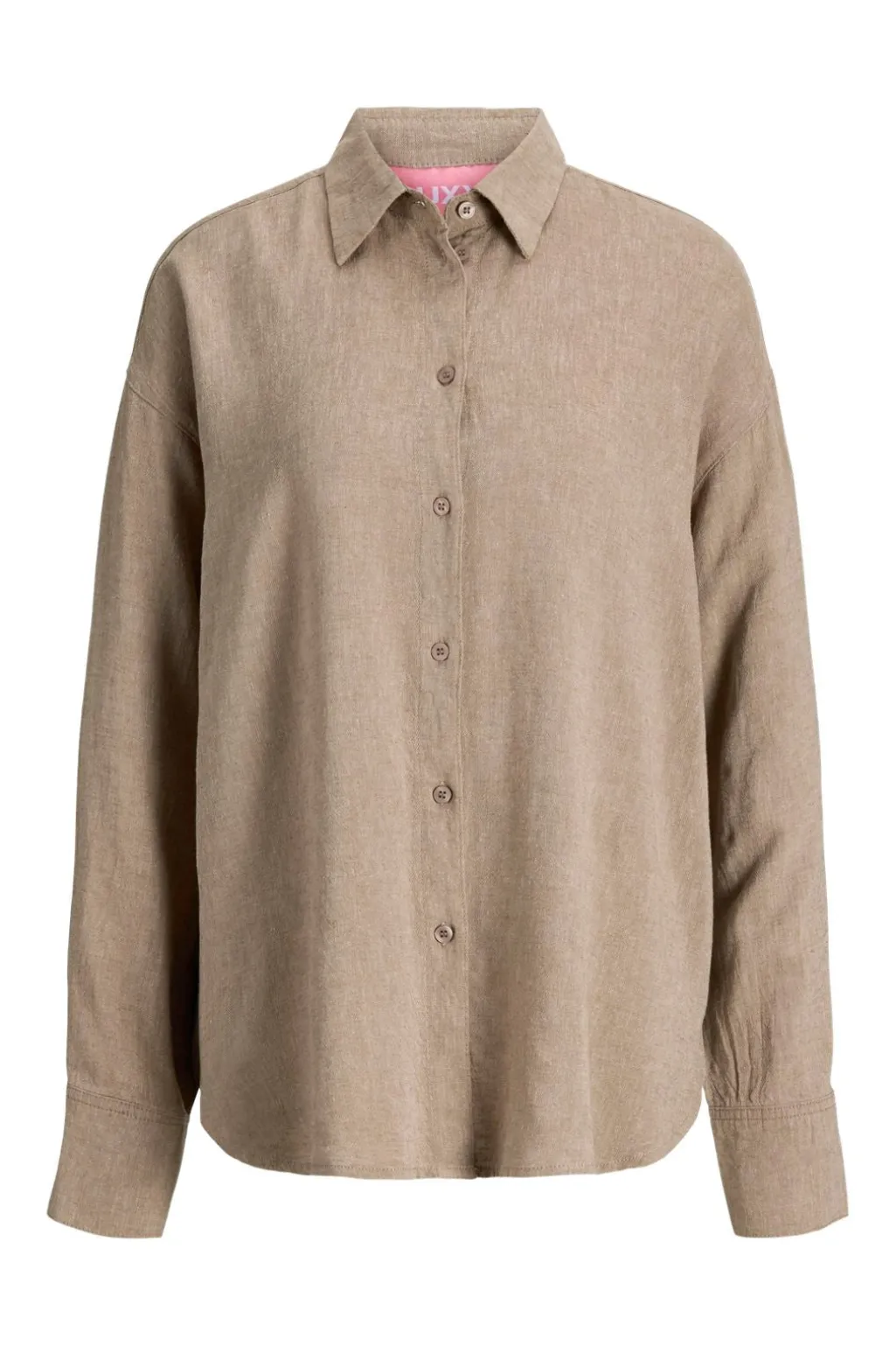 Jxalmira Linen Blend Ls Shirt Ln