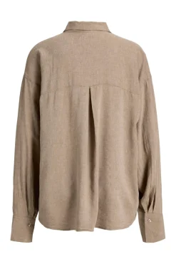 Jxalmira Linen Blend Ls Shirt Ln