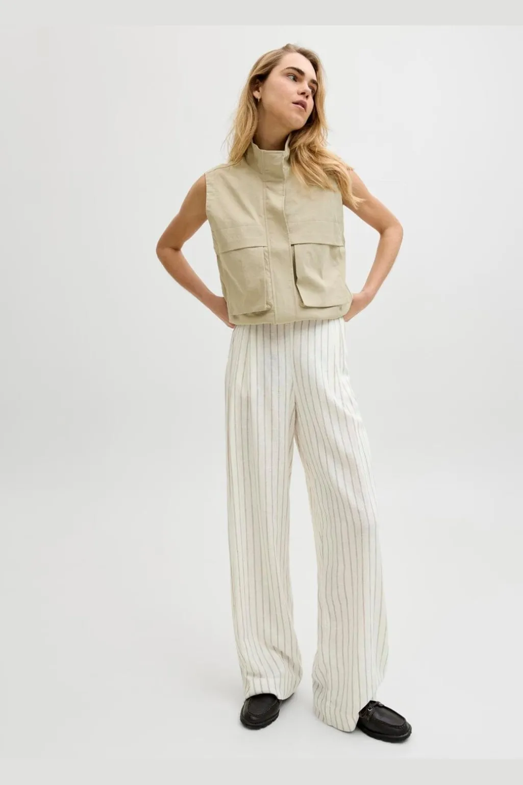 Jxalmira Linen Blend Pant Ln