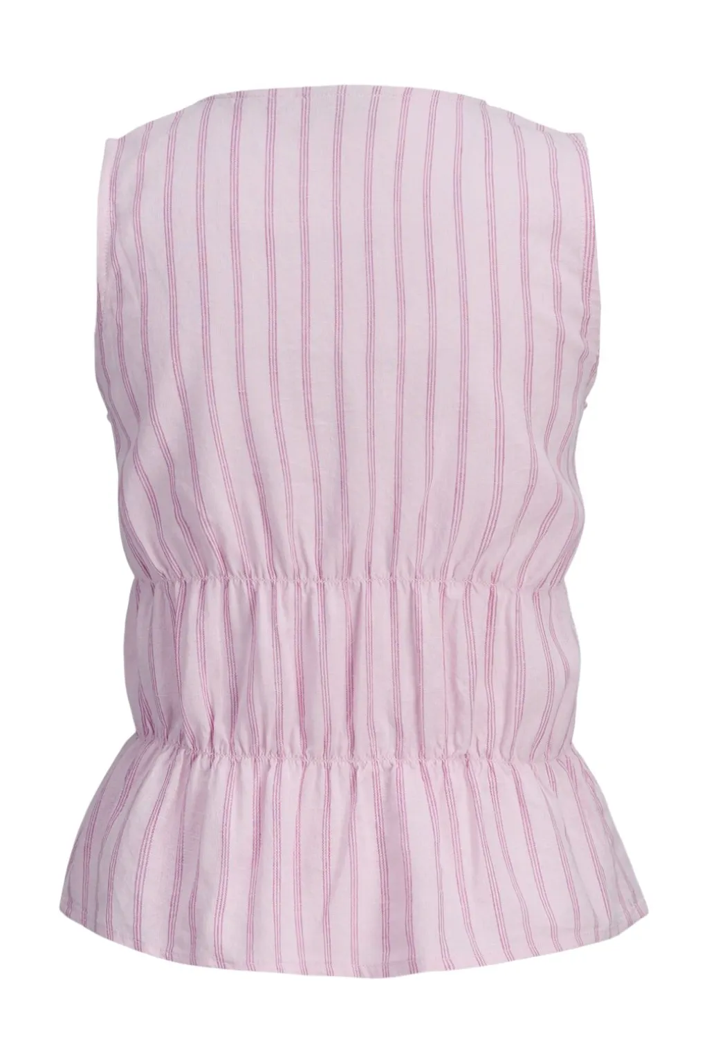 Jxalmira Linen Blend Tie Sl Top Ln