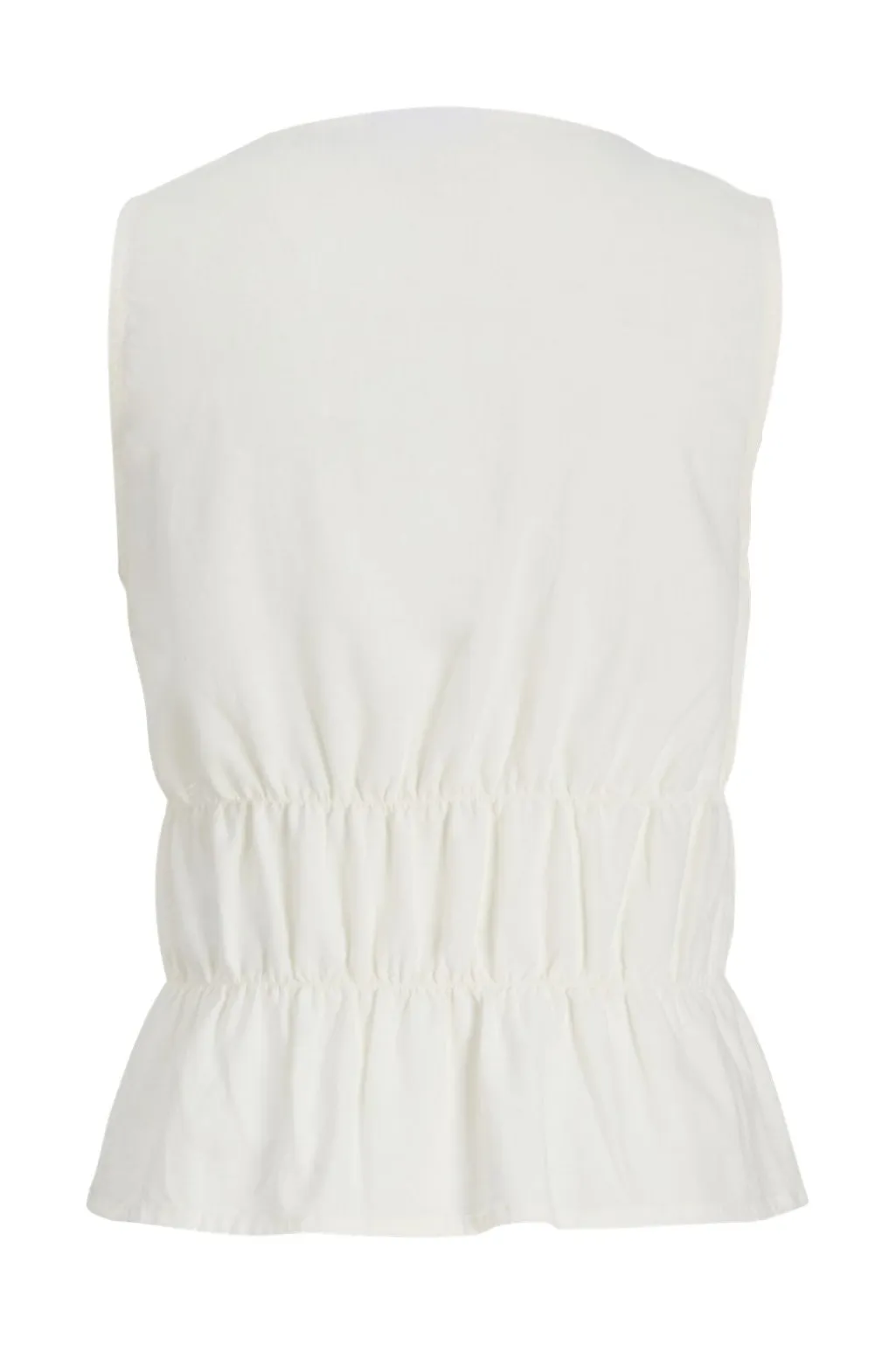 Jxalmira Linen Blend Tie Sl Top Ln
