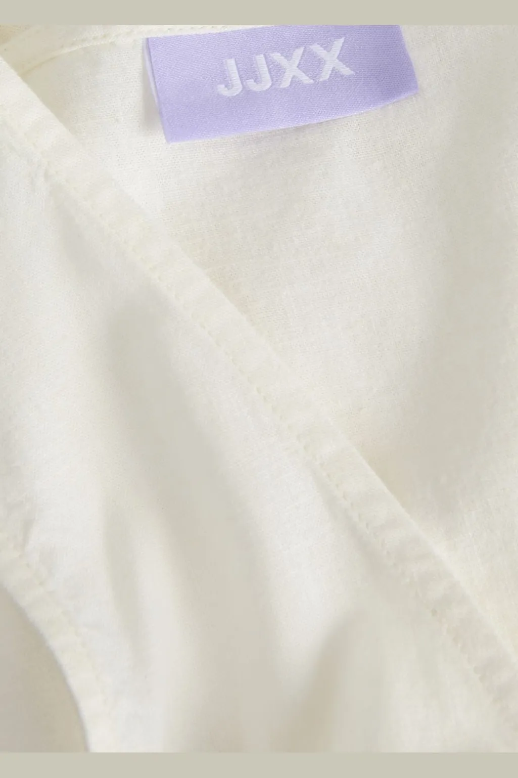 Jxalmira Linen Blend Tie Sl Top Ln