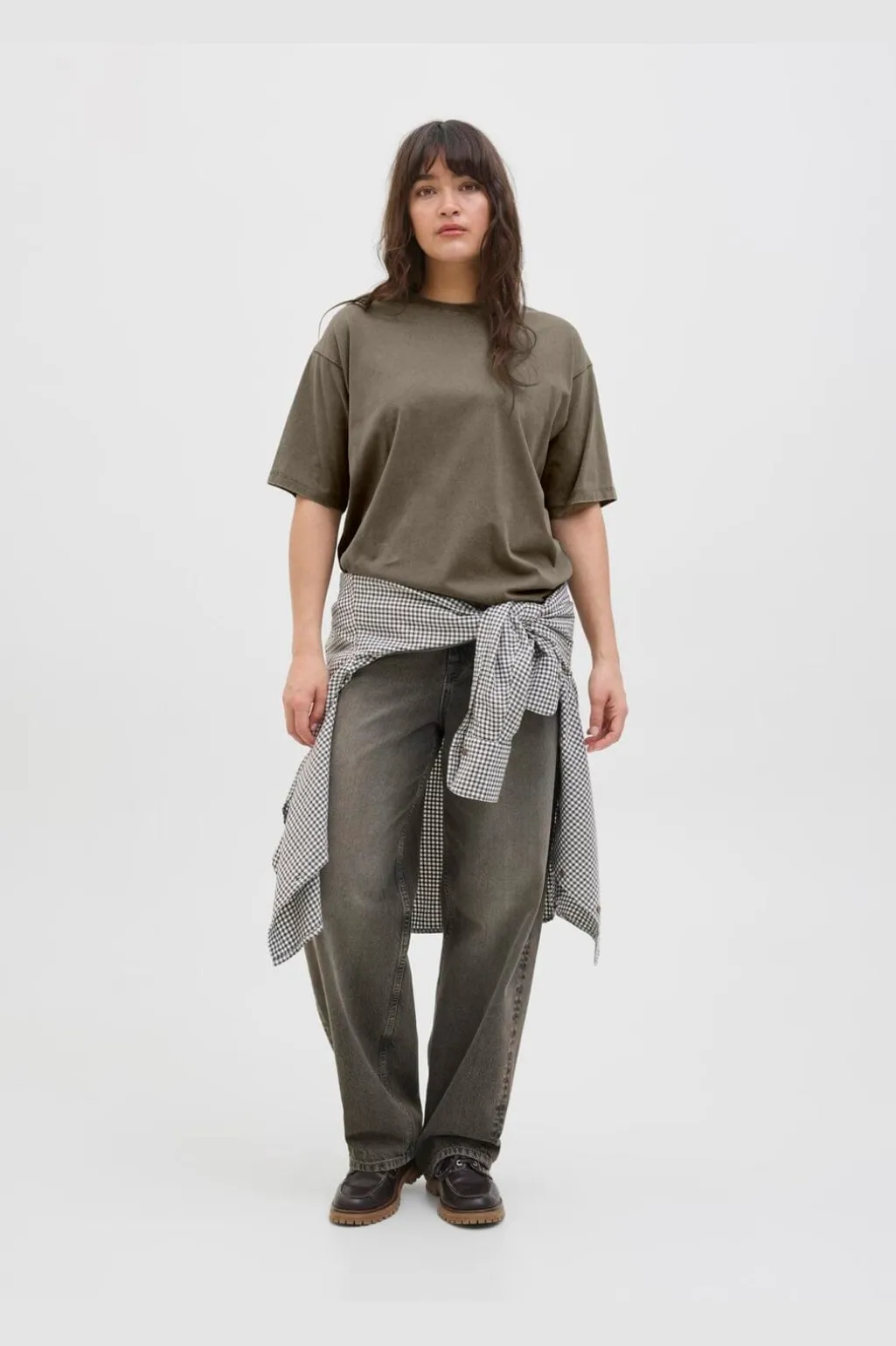 Jxandrea Wash Loose Ss Tee Sn