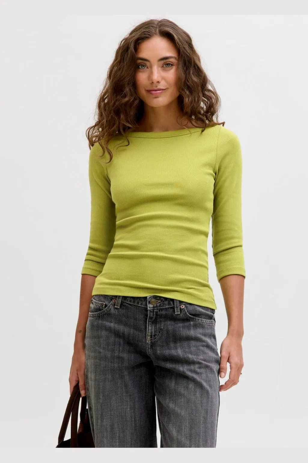 Jxfifi Str 3/4 Boatneck Top