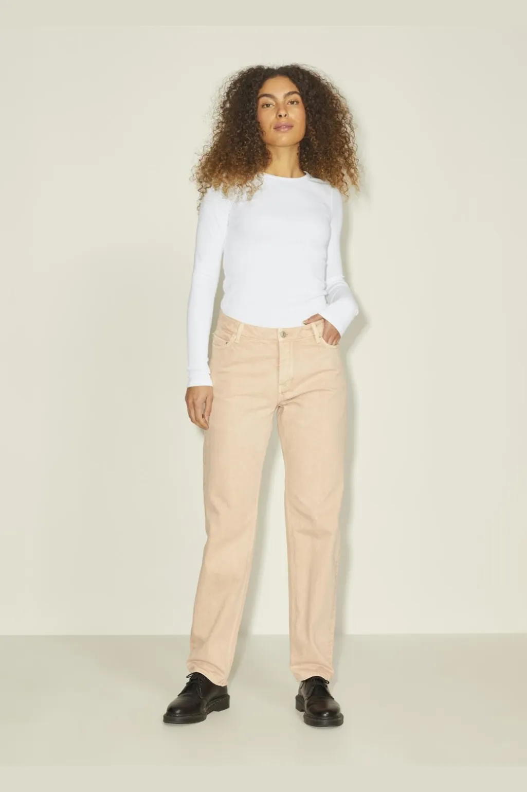 Jxfreya Str Ls Rib Tee