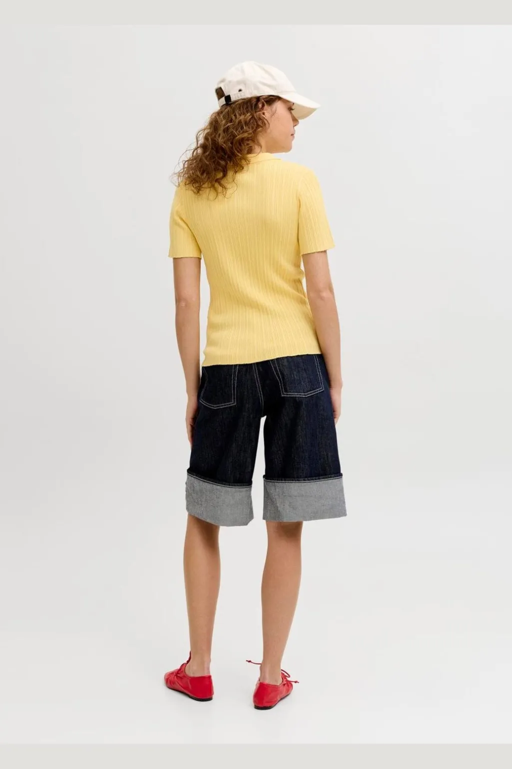 Jxhadley Tight Ss Polo Knit
