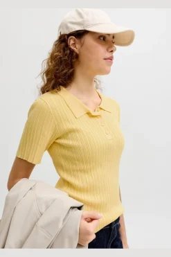 Jxhadley Tight Ss Polo Knit