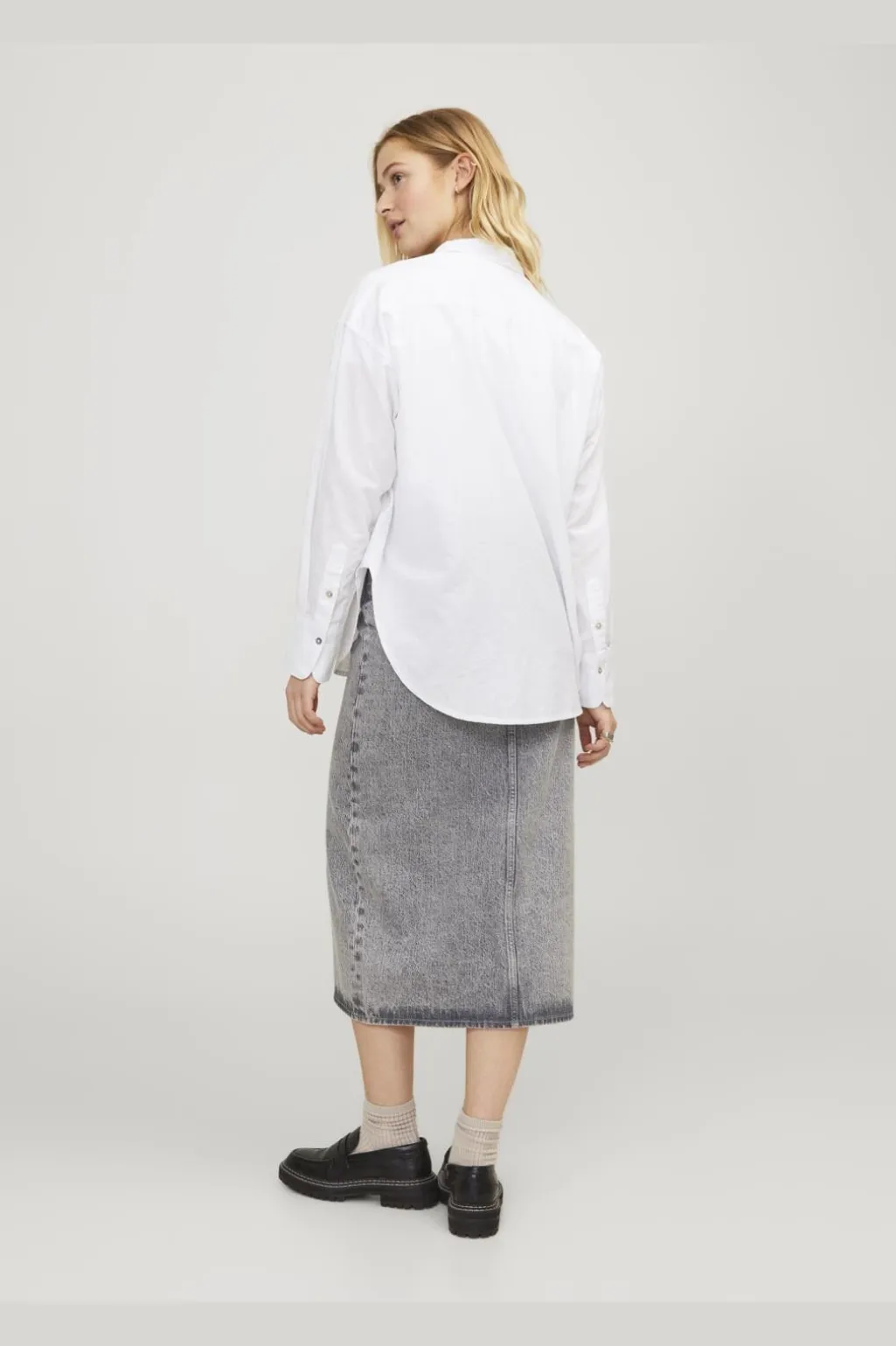 Jxjamie Ls Rlx Linen Blend Shirt Sn